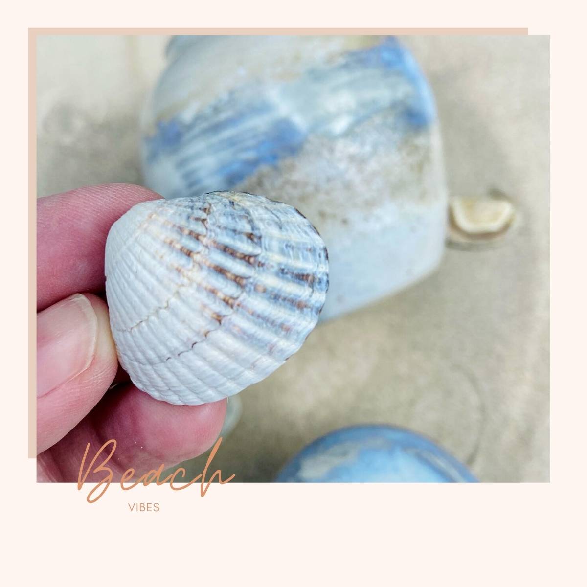 Handmade Ceramic mugs - Beach 7