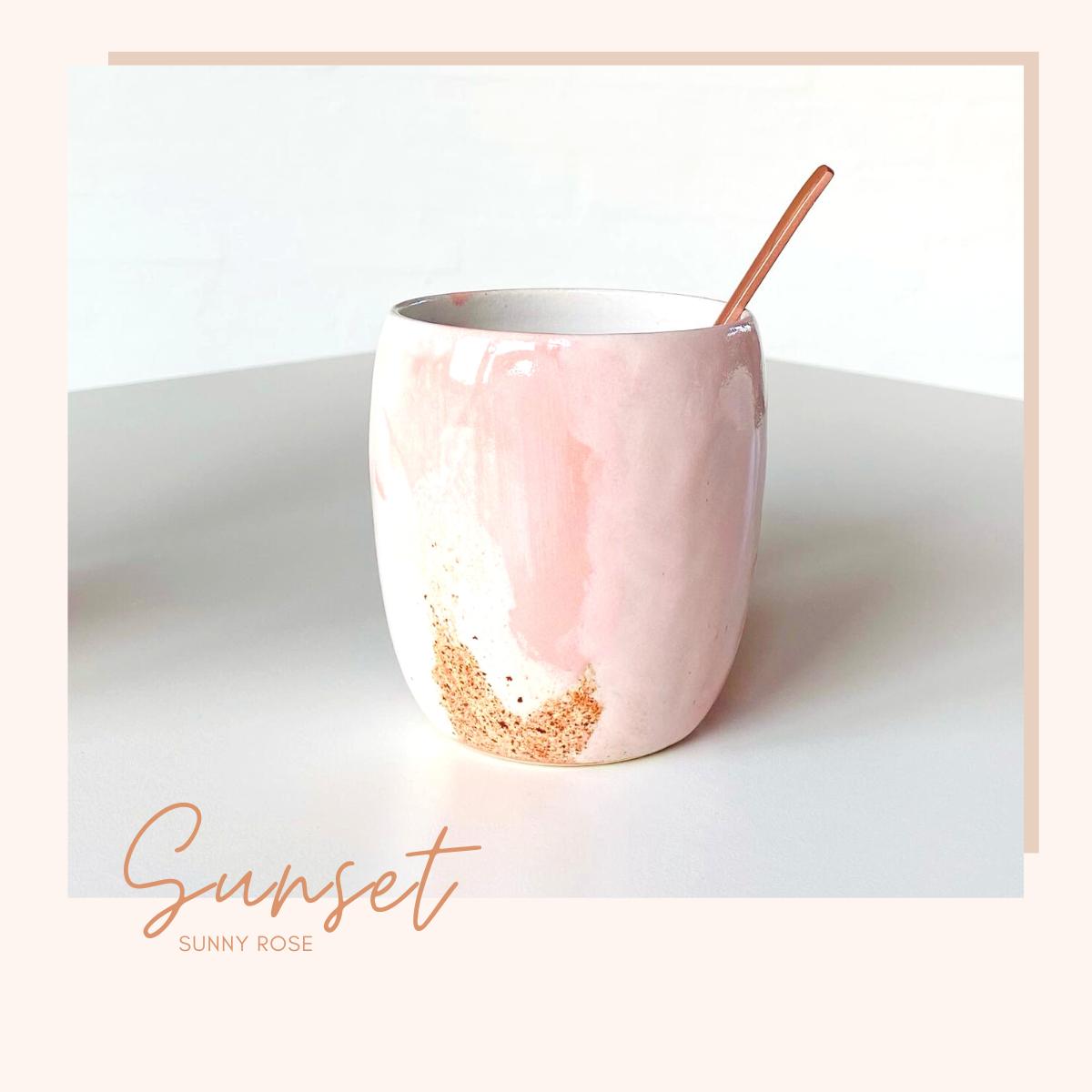 Keramik krus fra Clay by Tina Marie - Sunset mugs