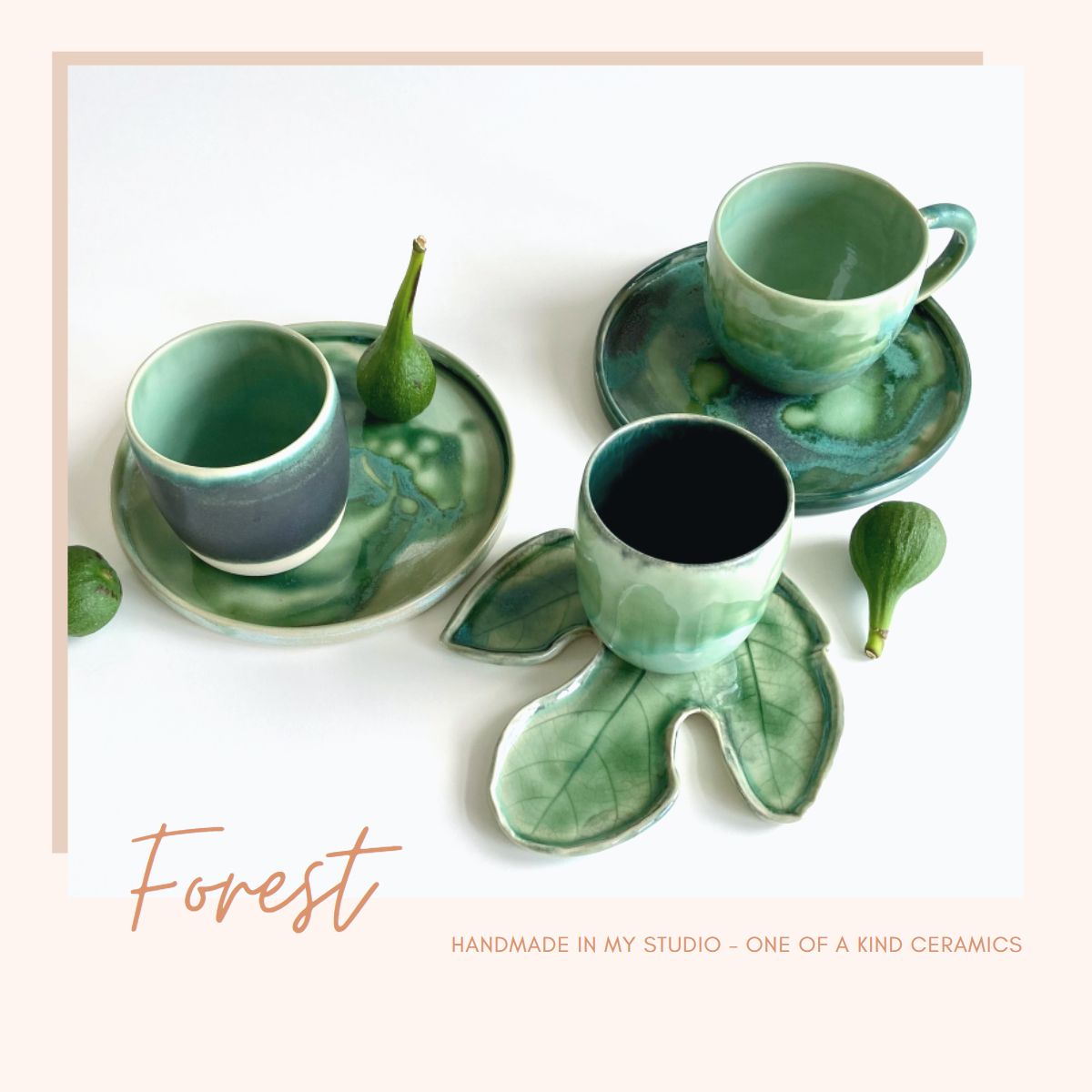 Ceramic vases Forest series-1