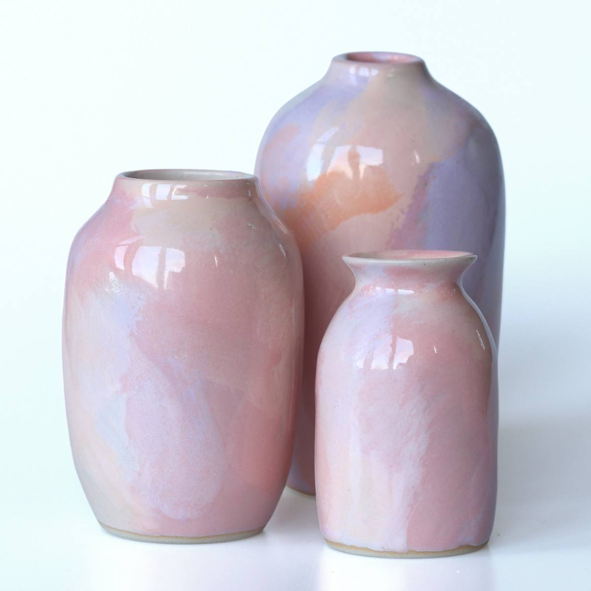 Handmade ceramic vases Sunset