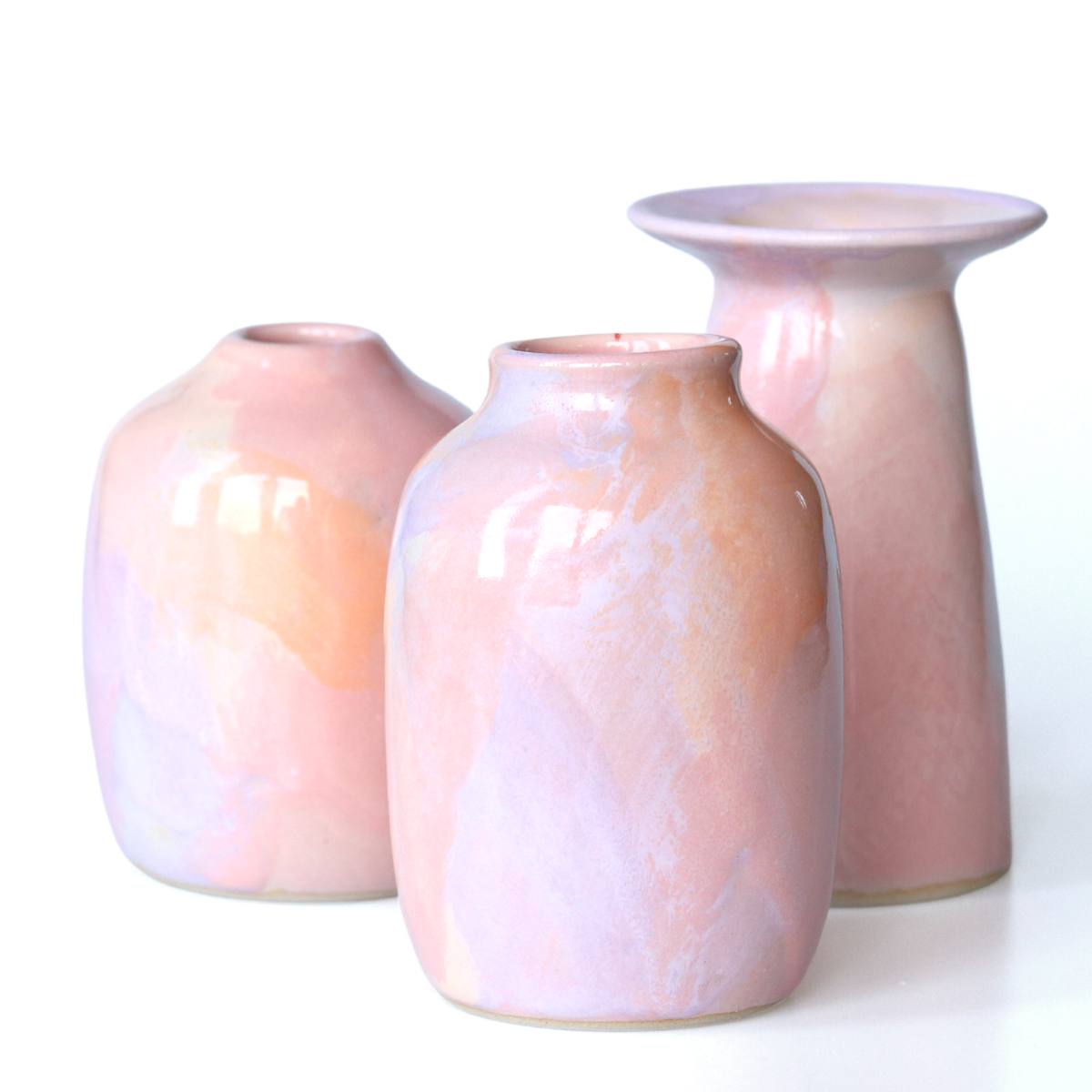 Handmade ceramic vases Sunset Series