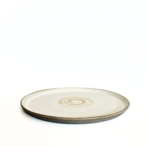 Keramik tallerken<br> Sandstorm - Mat hvid<br/>