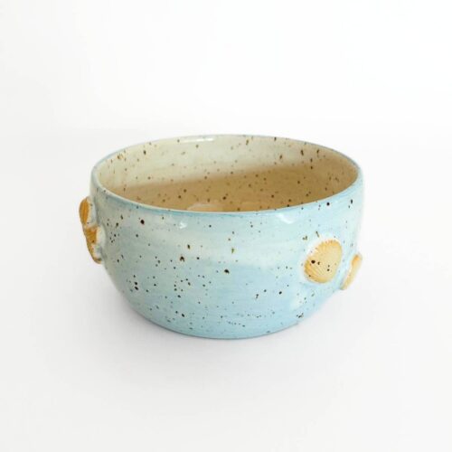 Keramik morgenmadsskål<br> Seashell Gelato mint<br/>