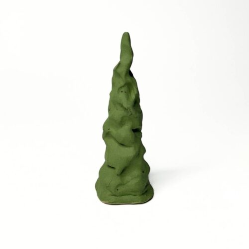 Keramik juletræ<br> no. 1 matt pinegreen<br/>