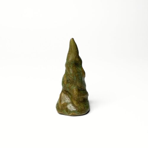 Keramik juletræ<br> no. 10 greenbrown<br/>
