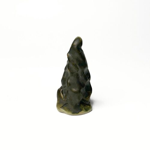Keramik juletræ<br> no. 11 dark olivegreen<br/>