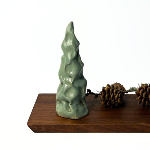 Keramik juletræ<br> no. 2 kalegreen<br/>