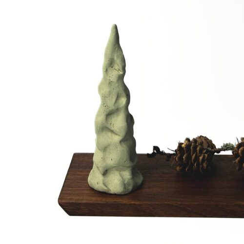 Keramik juletræ<br> no. 4 mossgreen<br/>