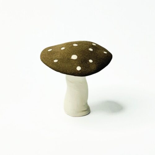 Keramik julepynt<br> Svamp nougat<br/>