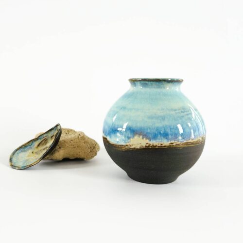 Keramik Vase<br> Blåmusling no. 02</br>