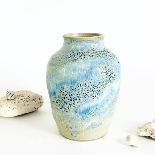 Keramik Vase<br> Beach no. 51</br>