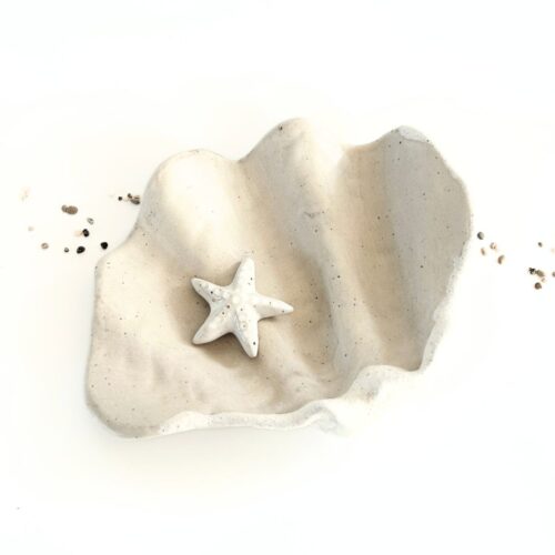 Keramik Muslinge fad no. 04<br> Beach</br>